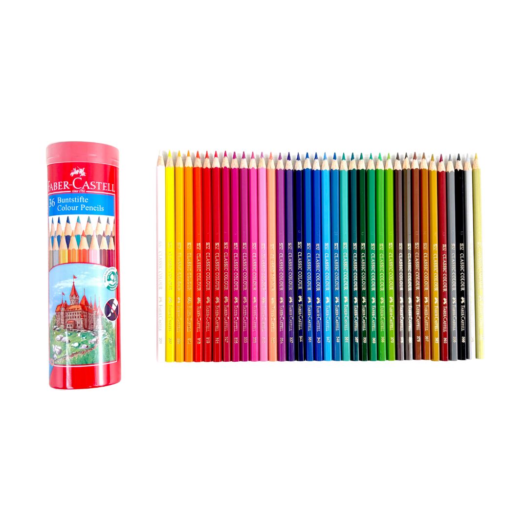 Colour Pencils in Round Tin 24 L